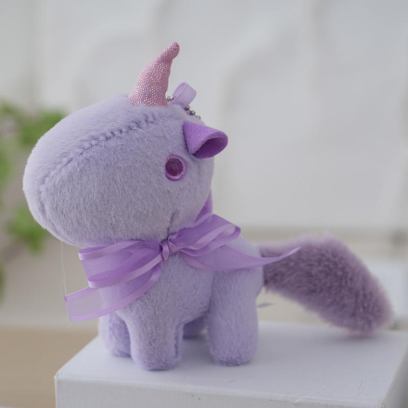 Adorable Plush Unicorn Keychain With Soft Pp Cotton Filling In Various Colors
