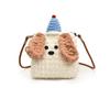 Plush Mini Trendy Dog Sling Bag For Boys And Girls Featuring Breathable Fabric And Design Playful