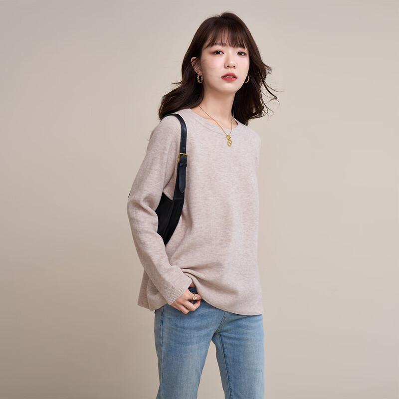Moka Na Women's Long Sleeve Knit Sweater