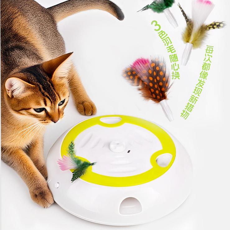 Hot Sale Smart Pet Cat Teaser Toy Interactive Electronic TPR Puzzle Exercise Movement Pet Toy for Dogs Cats