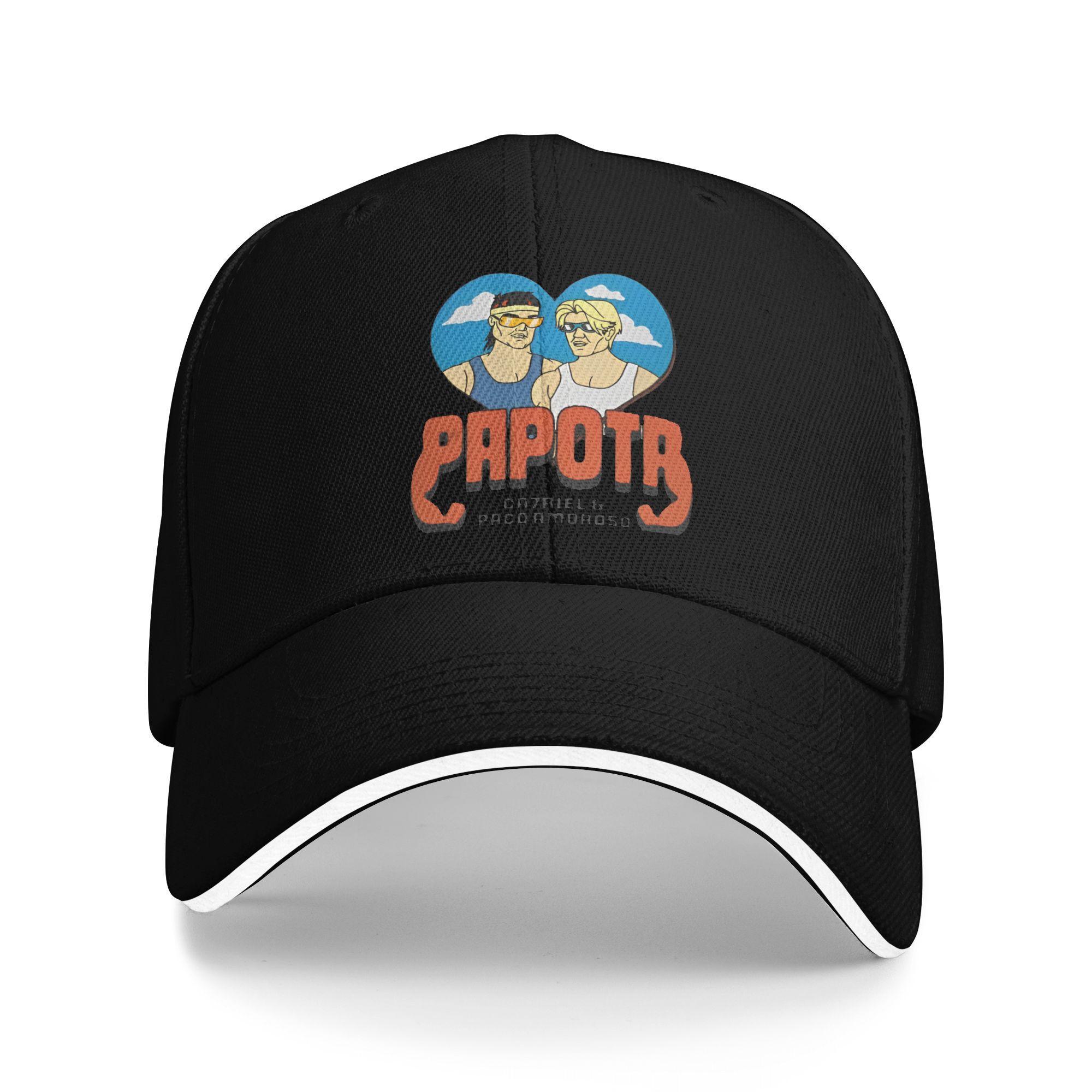 

CA7RIEL & Paco Amoroso Papota Tour Baseball Cap y2k Cute Unisex Unisex Trucker Hat Sun-Proof Print Outdoor Gym Snapback Cap Gift One Size