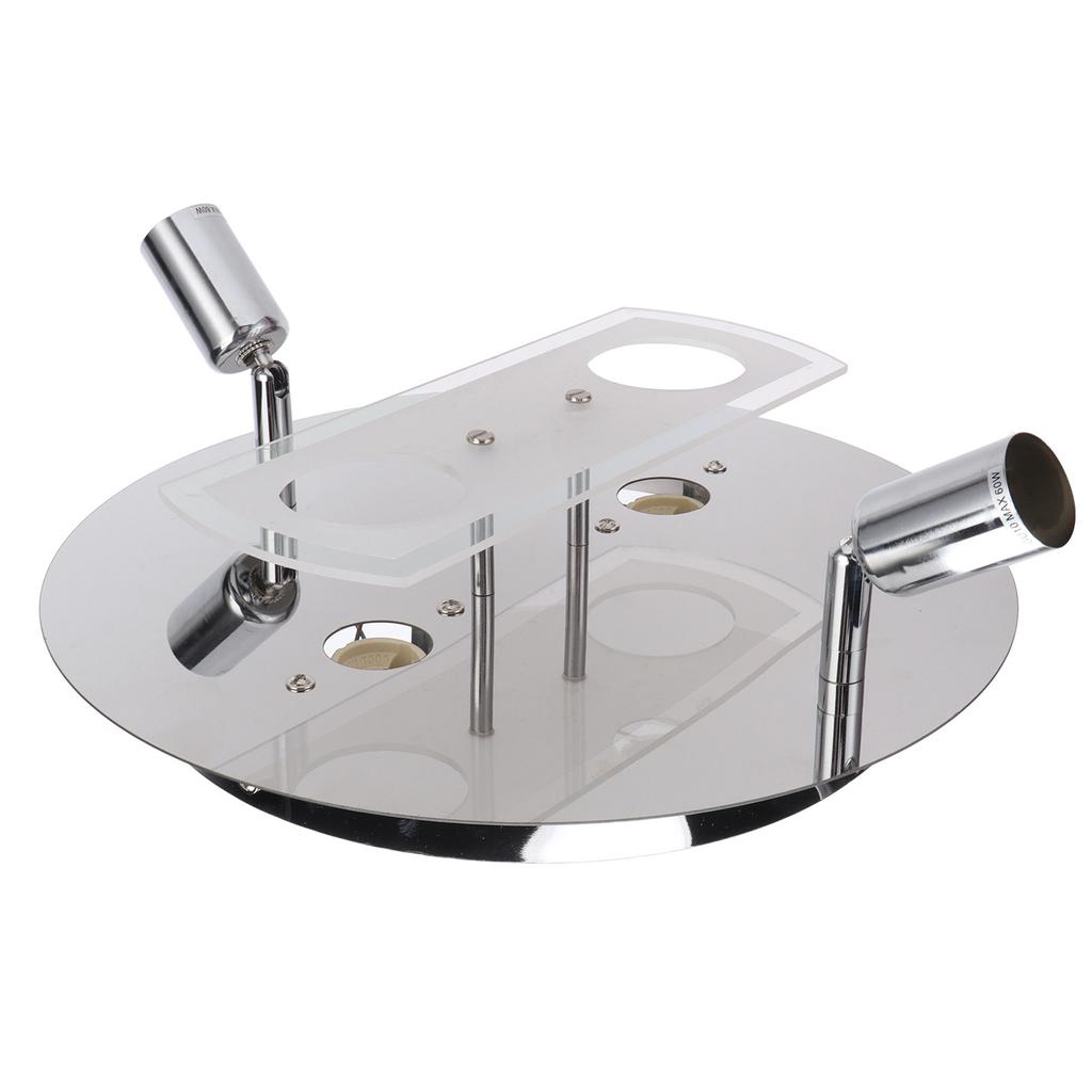 GU10 Ceiling Lamp Household Round Simple Style Ceiling Light for Bedroom Living Room 85?265V