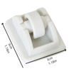 8Pcs self-adhesive casters, durable plastic wheels. Effortless stick-on design for furniture and storage boxes