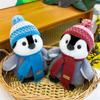 Süßer Schal Pinguin Plüschtier Meerestier Beruhigende Puppe für Kinder Greifautomat Puppe