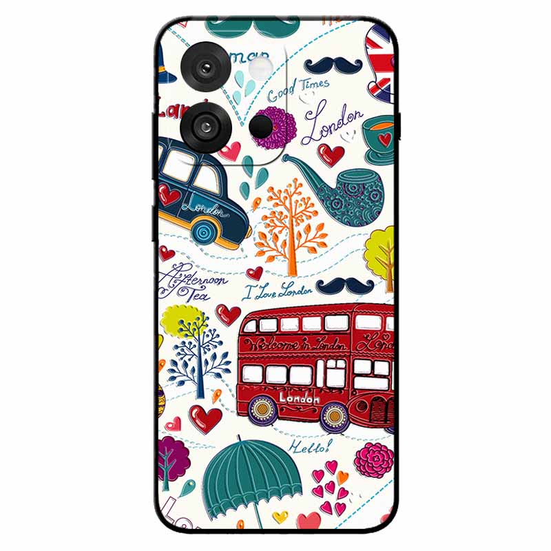 3D Emboss Cases For OnePlus 13T/ 13S Relief Emboss Soft Silicone Back Cover For CPH2723 Relief Funda OnePlus 13s Flower Capa 13T