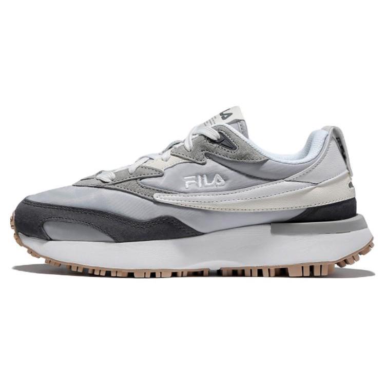 FILA Zagato V2 Sports Low top Casual Shoes Unisex Gray Korean Style (Unisex) Casual Shoes 1RM02218E 050