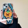 iPhone 17 Pro Max Minimalist Halloween Pumpkin Ghost Case 14/15/16
