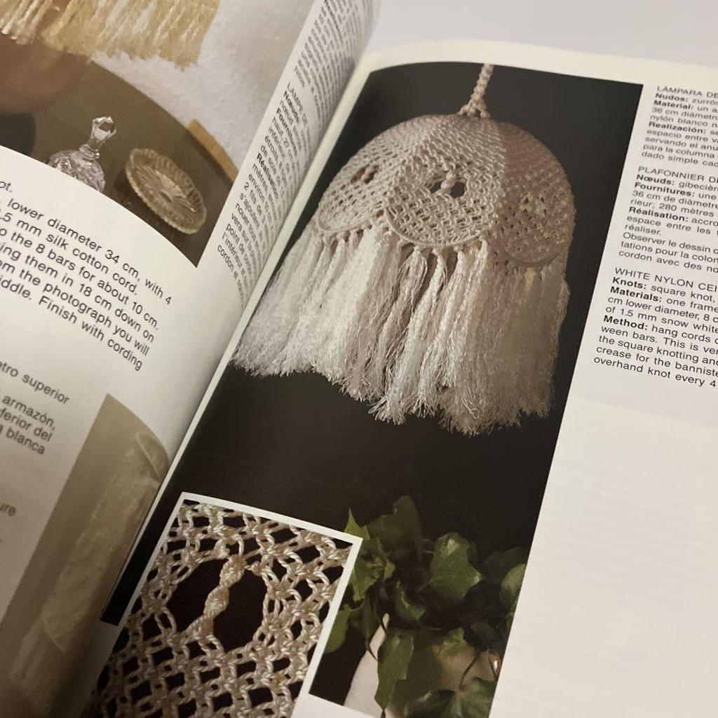 [GEBRAUCHT] Fremdsprachige Bücher MACRAMÉ Textil