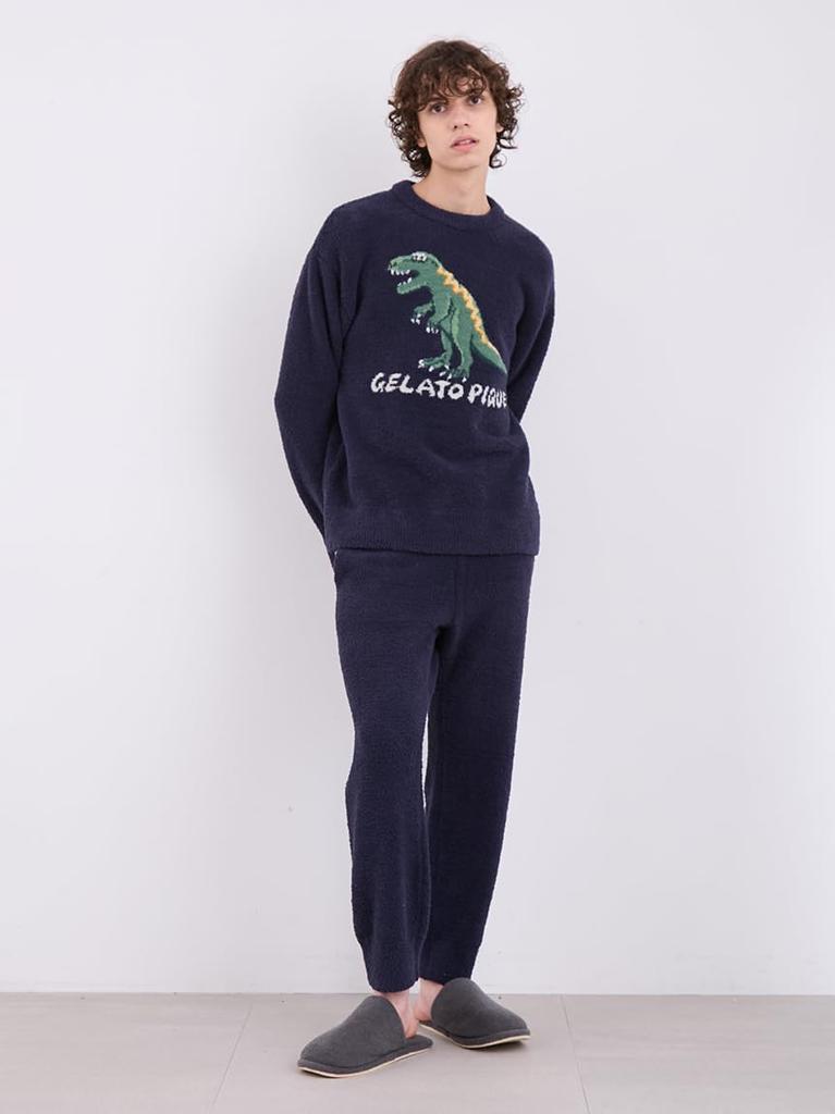 Gelato Pique HOMME Powder Dinosaur JQD Pullover PMNT245944NVYM