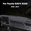 Dashboard Anti-UV Mat Cover For Toyota RAV4 XA60 2026 2027 genuine leather Center Console Sunshade Protector Pad Car Accessories