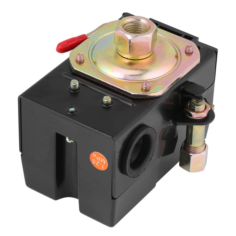 1pc Single Port Pressure Switch For Air Compressor Pressure Switch Control 135-175PSI Heavy Duty 26Amps 3
