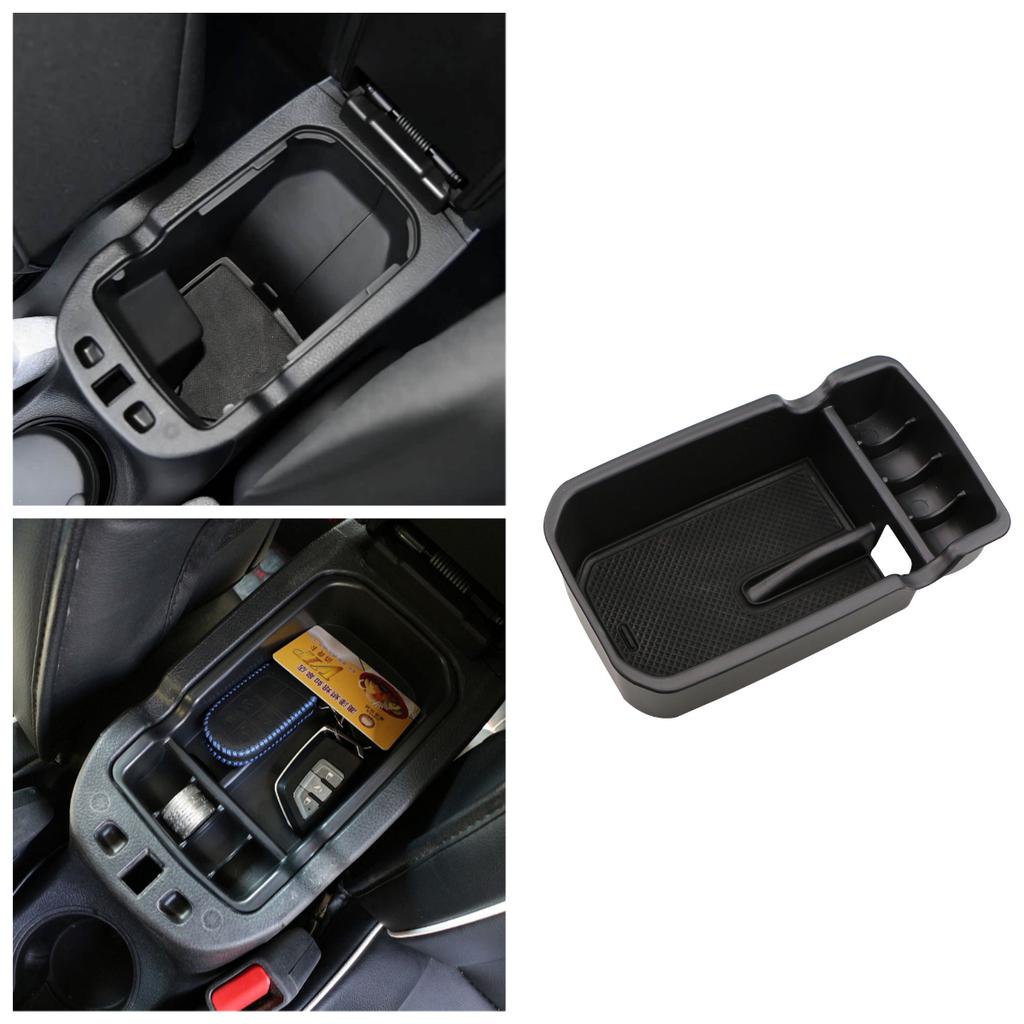Center Console Armrest Storage Box ABS Organizer Case for Jeep Compass 2017-2020 Organizer Tray Holder Car Interior Accessories