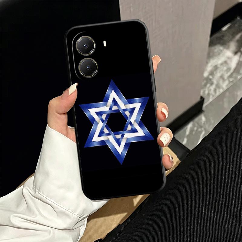 David Jewish Star Symbol Soft Phone Case for Xiaomi Poco X5 X6 X7 X8 Pro Max X3 F7 F8 Ultra M8 M7 M6 M5 Redmi 15 15C 14C 13C 12C