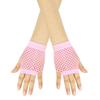 Elastic Short Fishnet Gloves Web Design Punk Rock Gloves Fingerless Mesh Gloves  Party Club