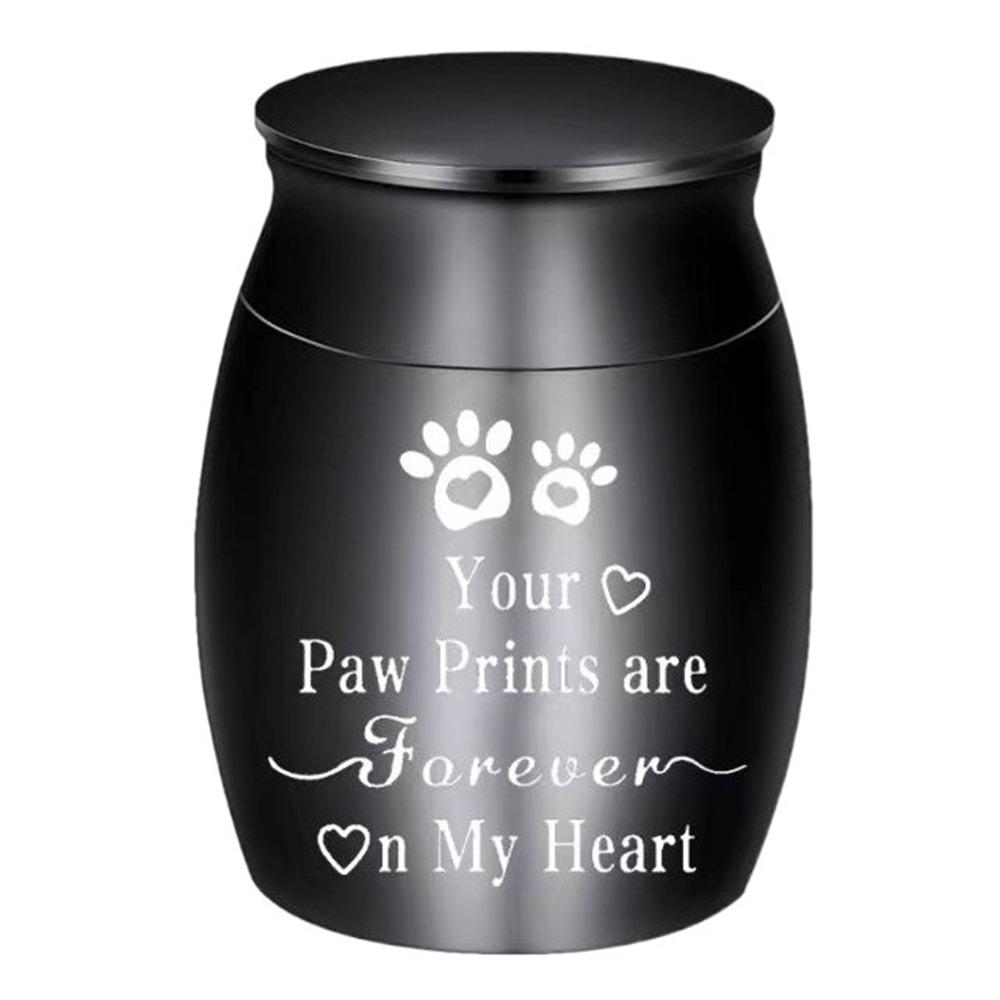 

Creative Pet Ashes Sealed Box Mini Funeral Urn for Pets Memento Burial Holder for Pet Ashes чорний