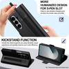 Compatible Galaxy Z Fold7/6/5/4 Leather Wallet Phone Case