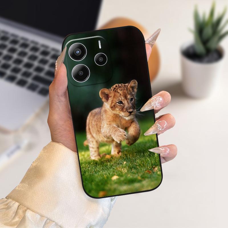 Phone Case For Redmi Note14 Silicone TPU Phone Coque Cover Cases For Redmi Note 14 4G Fashion Soft Protective Bumper Fundas Bags