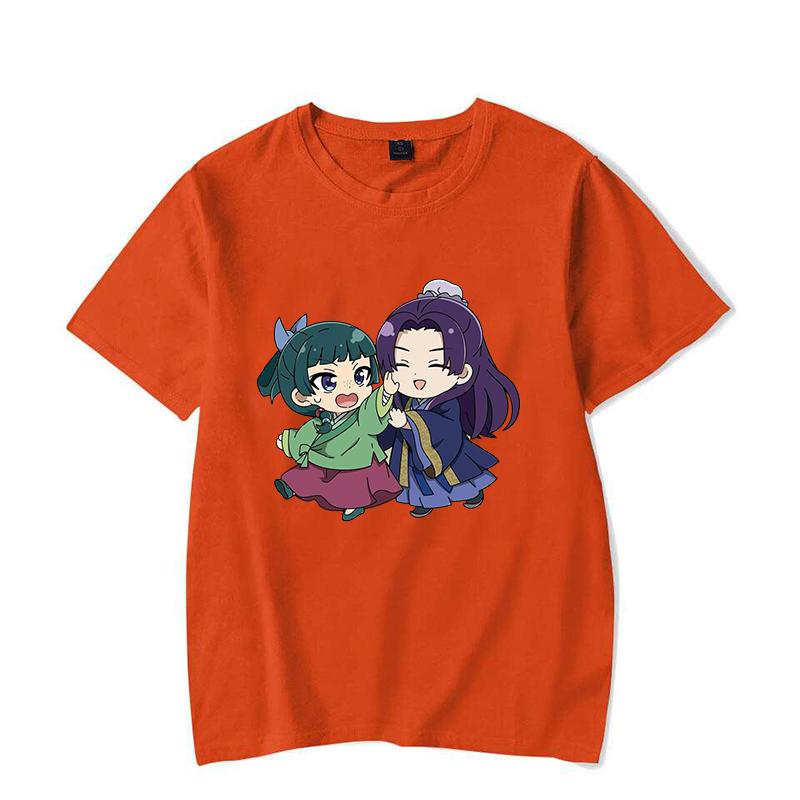 New Funny Anime The Apothecary Diaries T Shirt Unisex Short Sleeve O Neck Summer Casual Cartoon Printing T-shirt Top Tee