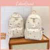 Japanese Ins Floral Dachshund Backpack With Cushion Straps For School And Travel