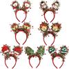 Christmas hair clip for women new year headband new year hoop on the head teenage girls accessories christmas hair band