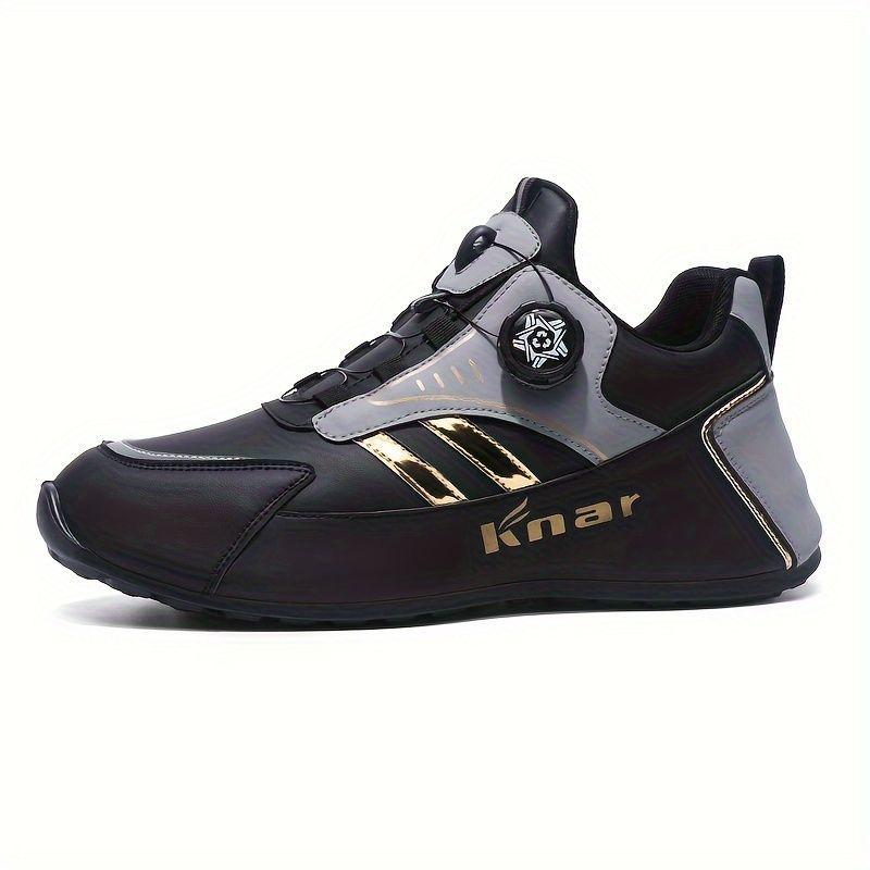 Fashion Mans New Breathable Sports Running Shoes Four Seasion Versatile Comforts Casual Shoes Fashion Rotating-button Platform Sneakers