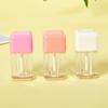 1Pc 5Ml Empty Lip Gloss Tube Clear Mini Refillable Lip Balm Bottles With Rubber Inserts