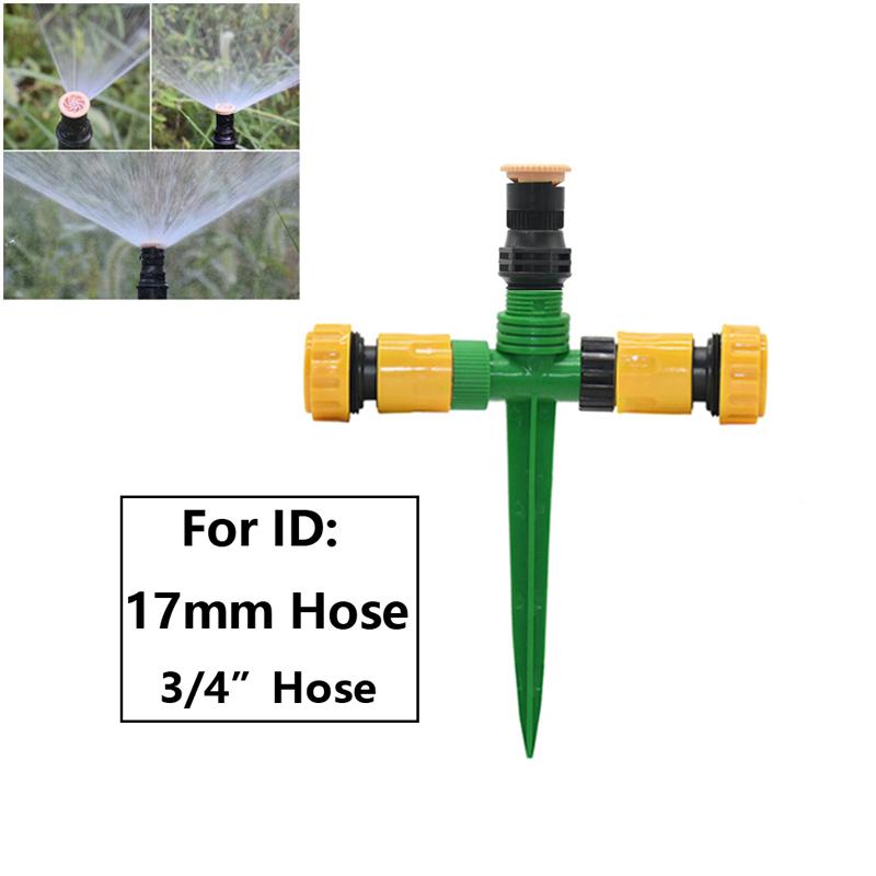 Garden Sprinkler 360° Rotation Irrigation Watering System Automatic Agriculture Lawn Farm Greenhouse Plant Watering Sprinkler