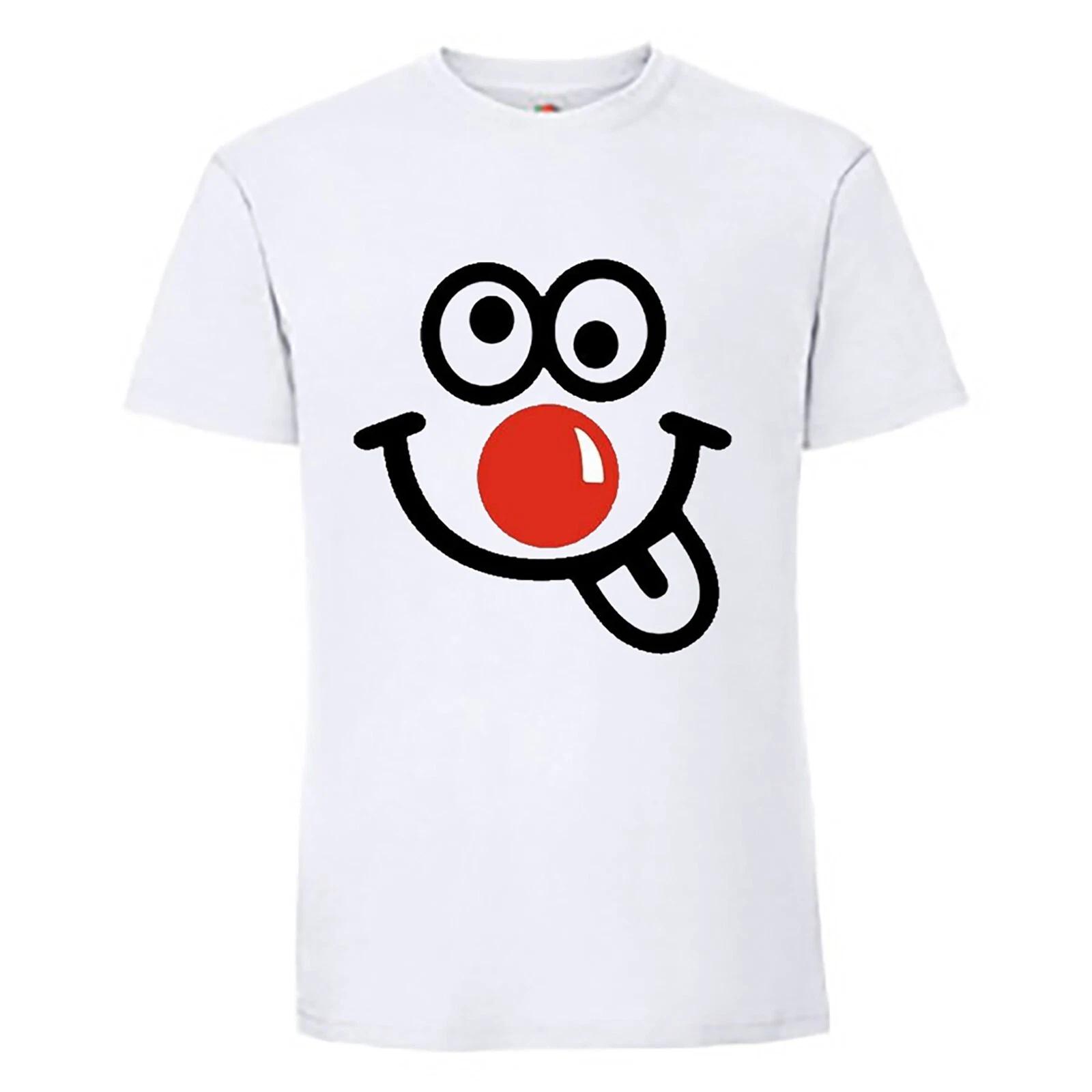Unisex Kids Red Nose Day/Comic Relief T-Shirt, Funny Face (Charity Benefits ) M