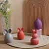 Easter Egg Rabbit Aromatherapy Candle Silicone Mold Creative DIY Dispensing Gypsum Ornament Mold