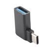 90 Degree USB 3.2 Female To USB‑C Male OTG Adapter Support High Speed Data Sync Fast Charging