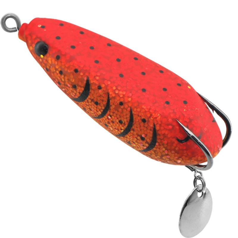 25g Fishing Bait 3d Eyes Jump Frog Reflective Artificial Sequins Simulation Bait With Reinforced