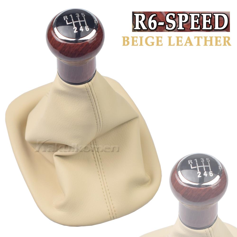 Manual 5/6 Speed Car Gear Shift Knob Gaiter Boot Case Collar For VW Passat B5 B5.5 1997 1998 1999 2000 2001 2002 2003 2004 2005