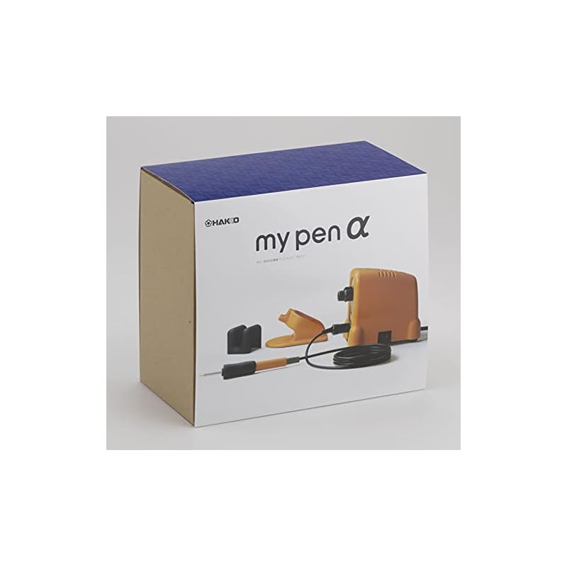 HAKKO MyPen Alpha Electric Pen with Temperature Control for Wood Burning/Carving/Metalworking (FD210-01)