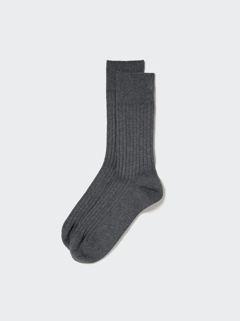 Uniqlo Japan Supima Cotton Wide Rib Socks