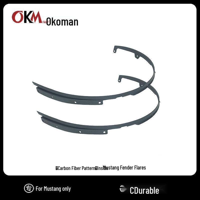 

2024 Mustang S650 Wide Body Fender Flare Modification - Black Horse Mudguard Upgrade Gloss Black