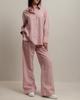 Women's Summer Suit Stimma 1219 S Pink Linen (shirt, Trousers)