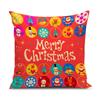 Soft Fabric Designer Decorative Printed Merry Christmas Theme Cushion Cover Xmas Decorations for Sofa Living Room Set of 5 12 X 12 Inch Multi