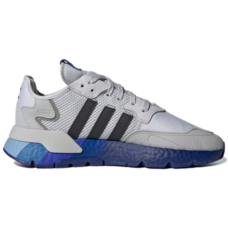 Adidas Originals Nite Jogger Synthetic Leather Classic Logo Slip Resistant Durable Breathable Low Top Lifestyle Casual Shoes Unisex Sneakers H01716