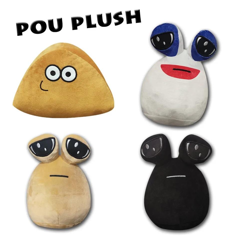 

22 см Pou, плюшевая мультяшная игрушка-инопланетянин, кавайная мягкая кукла, игровая фигурка, подарки для фанатов