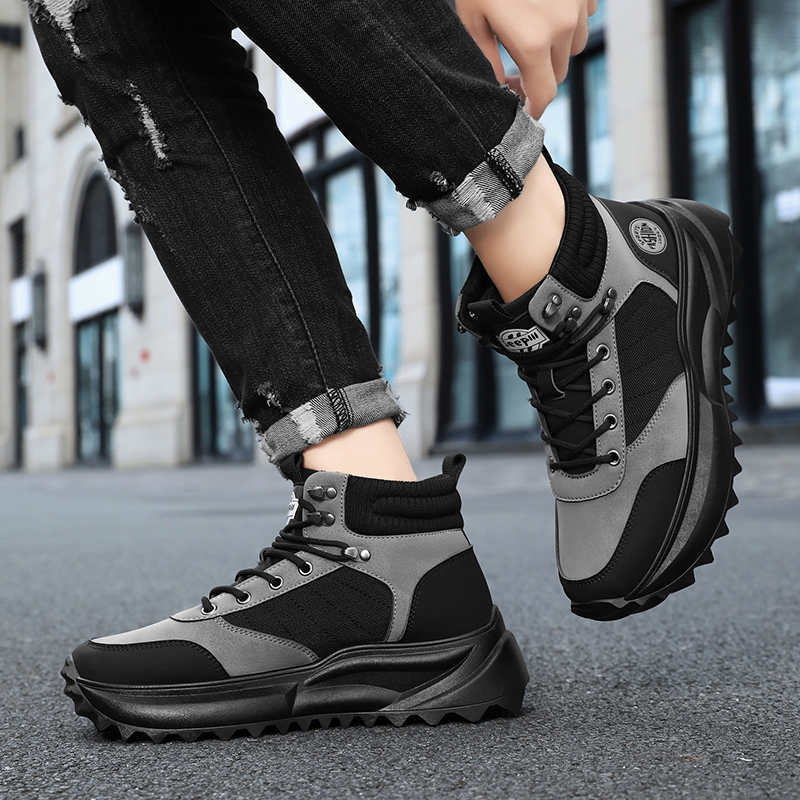 Winter Increase Height Shoes Due To Casual Walking Sneakers Sports Man Boots Tnis Hyperbeast Famous Brand Fitness