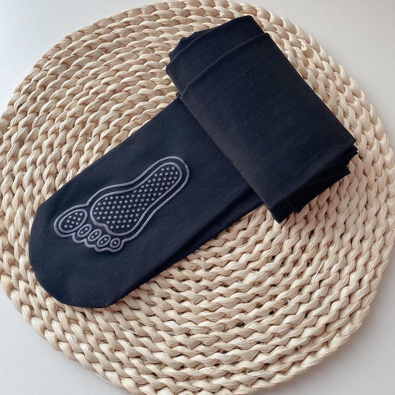 

Стальные чулки с противоскользящей подошвой для весны и осени: Женские колготки с эффектом антизацепления голых ног, тонкие леггинсы большого размера One size (90-135 catties) чёрный