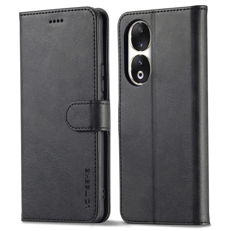 

For Honor 90 Case PU Leather Calf Texture Wallet Stand Phone Cover