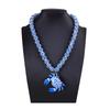 Women'S Acrylic Red Crab Pendant Necklaces Pool Accessories Ocean Style Crab Hip Hop Necklace Pendant Party Jewelry Decor