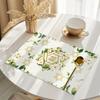 4/6/8pcs Hexagram Flower Passover Placemats, Made Of, Jewish Festival Placemats with Six-pointed Star Design, Perfect for Hanukkah and Passover Party