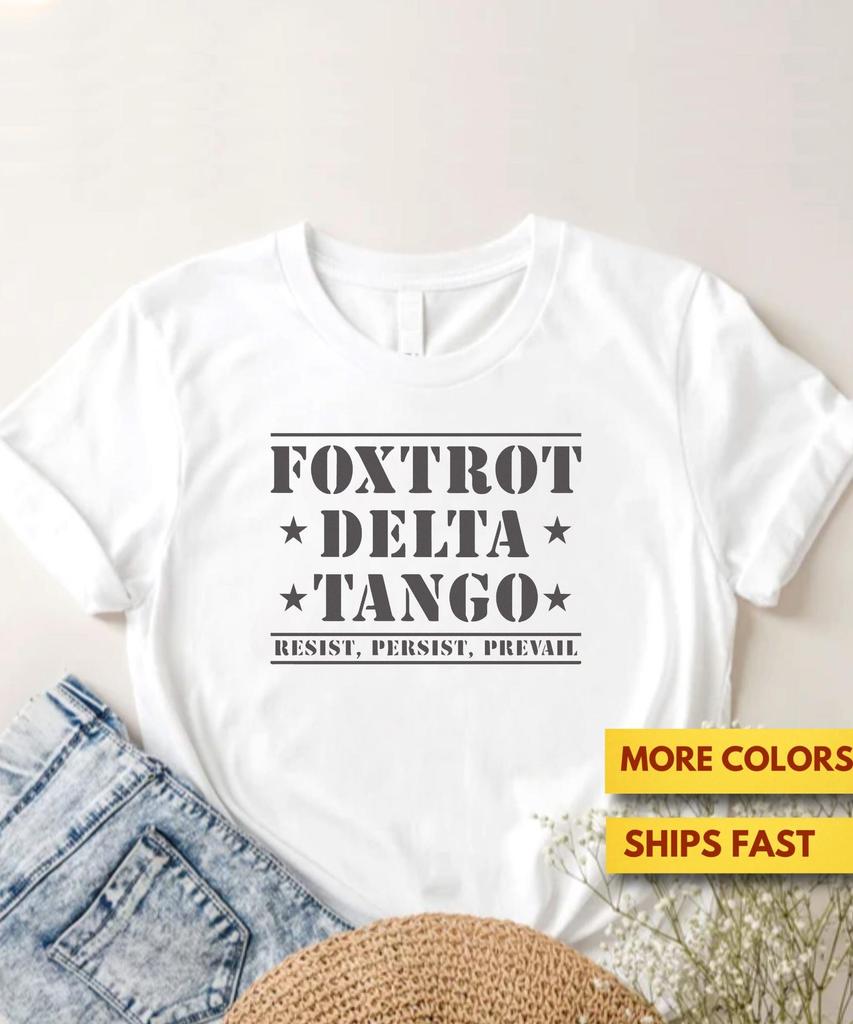 Subtle FDT Anti Trump Shirt, Democrat Resistance GifT shirt, Post Elections, Anti MAGA, Liberal, Feminist, Funny Political Premium Tee