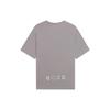 Li-Ning CF Sports Life Series Letter Print Round Neck Casual Short Sleeve T-Shirt Unisex Tops Shark-Grey AHSSC41-3