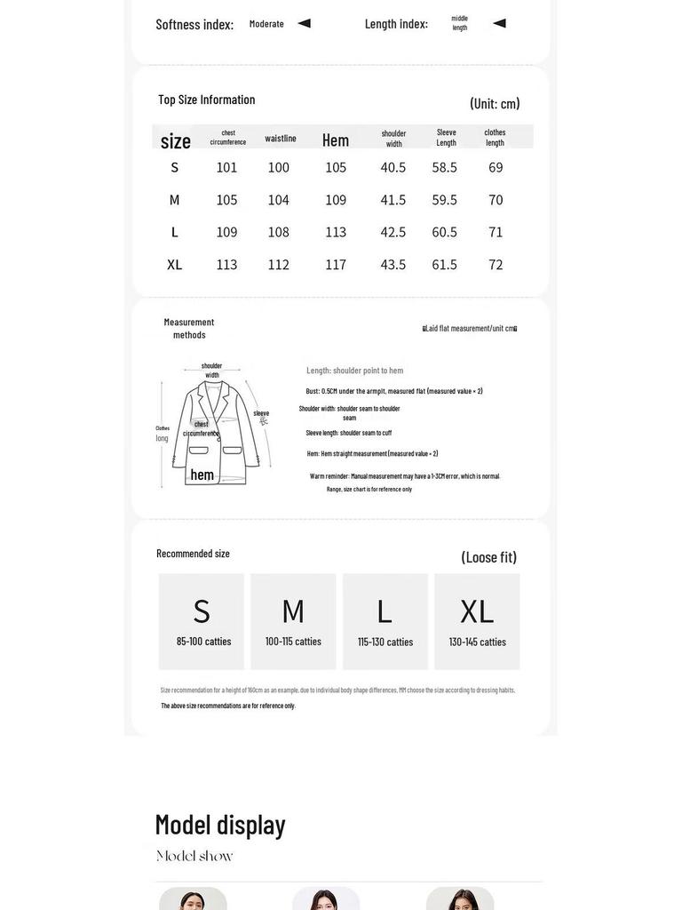 Shangdoubila Women's Easy-Care Casual Blazer