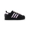 adidas Originals Superstar 2 Abrasion Resistant Low Top Skateboard Shoes Unisex Black Pink JI0079(Team840-)