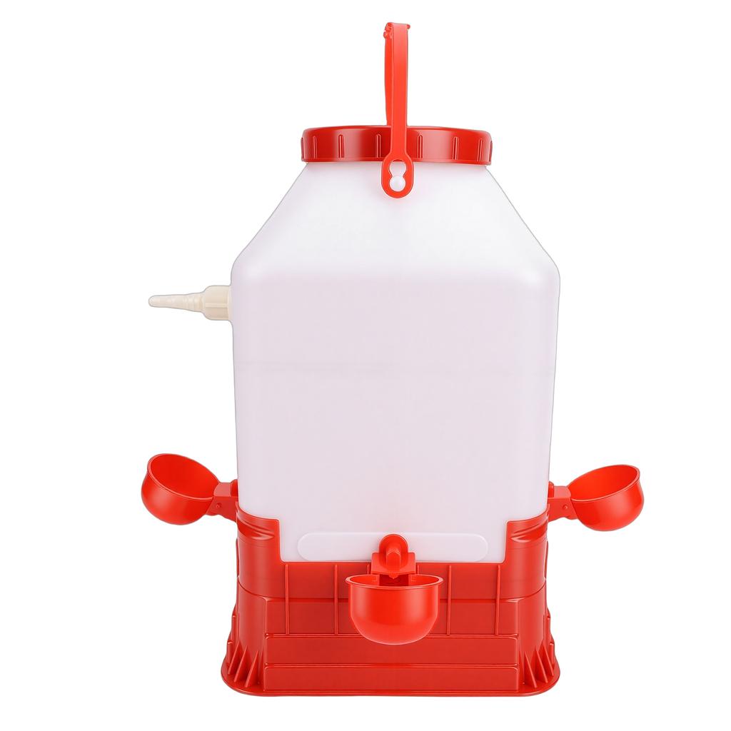 Automatic Poultry Waterer 10L Large Capacity Multifunctional 4 Bowls Chicken Water Feeder for Farm