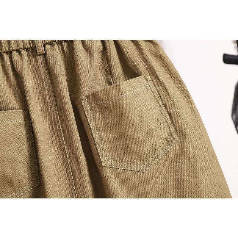 Dimanaf 2025 New Summer Buttons Skirt Women Loose Casual Black Skirt